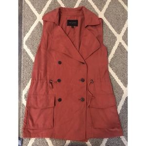 Banana Republic Drapey Trench Vest - Small